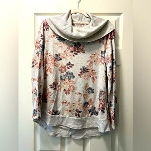 Cowl neck light weight sweater